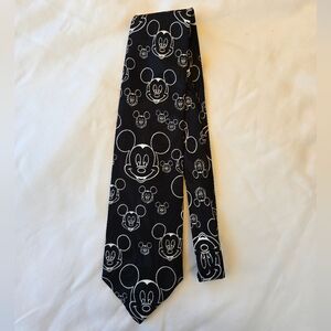 Mickey Mouse Black and White Tie